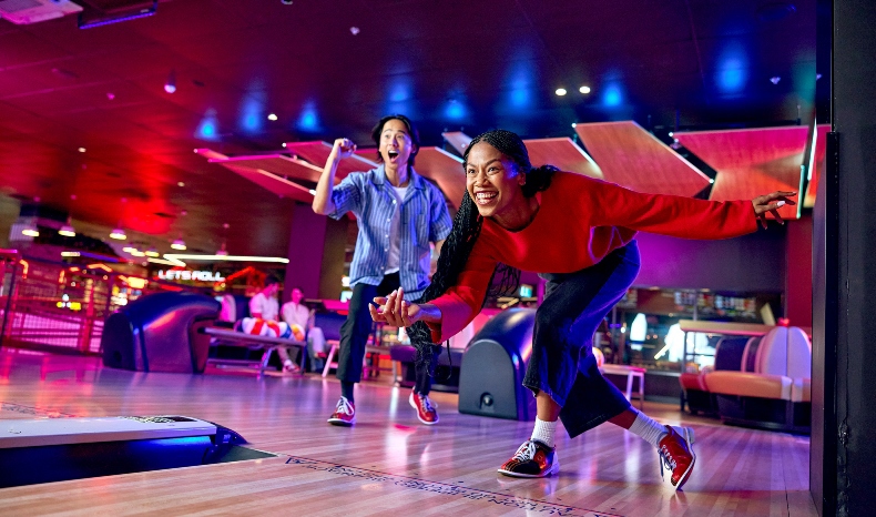 Couple Bowling