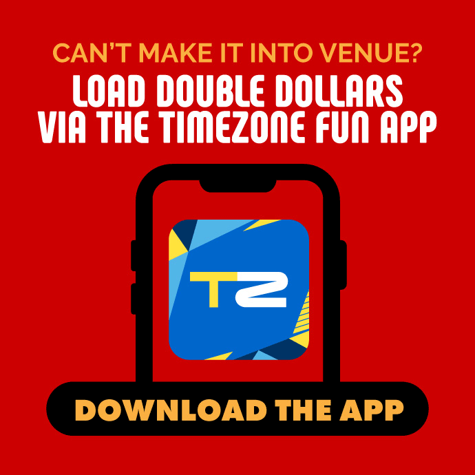 Phone screen showing the Timezone Fun App