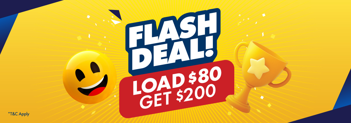 Flash Deal Load $80 Get $200