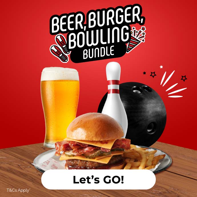 Free Bowling with Beer & Burger
