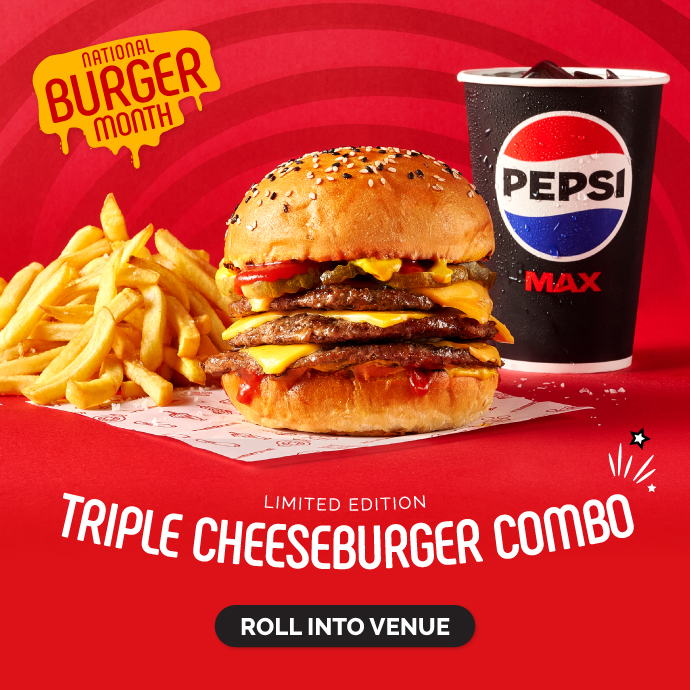 Triple Cheeseburger Combo